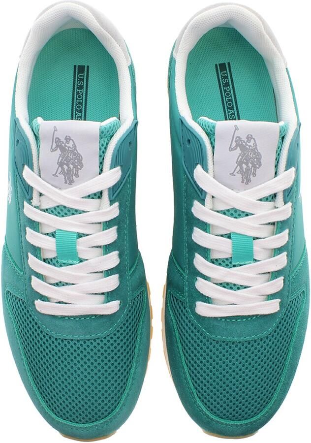 U.S. POLO ASSN. Sneakers laag 'Jake' turquoise wit - Foto 3