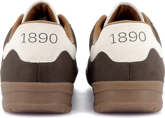 US POLO ASSN. Sneakers laag 'Jazz' chocoladebruin wit - Foto 5