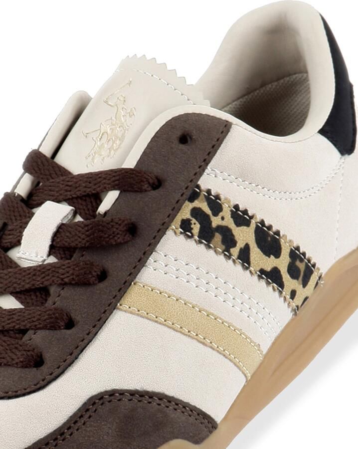 US POLO ASSN. Sneakers laag 'Jazz' ecru sand chocoladebruin - Foto 2