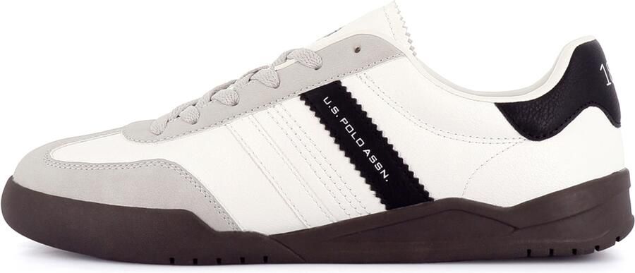 US POLO ASSN. Sneakers laag 'Jazz' grijs zwart wit