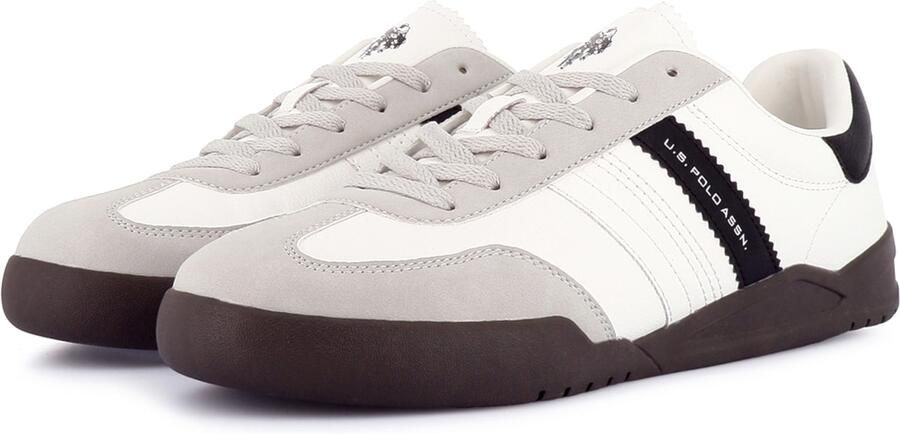 US POLO ASSN. Sneakers laag 'Jazz' grijs zwart wit - Foto 3