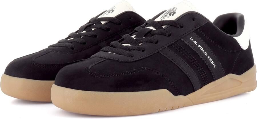 US POLO ASSN. Sneakers laag 'Jazz' zwart wit - Foto 4