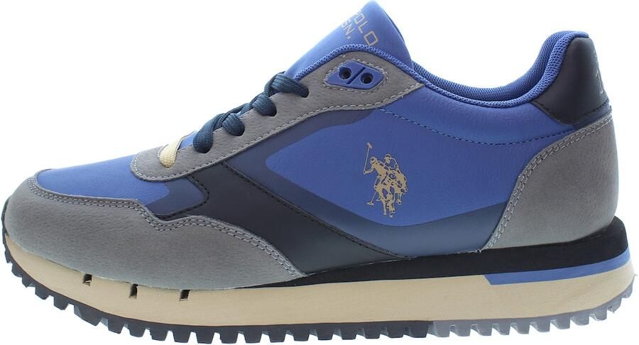 U.S. POLO ASSN. Sneakers laag 'Justin001' marine donkerblauw donkergrijs zwart