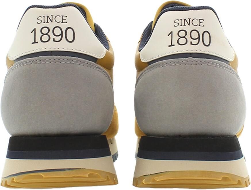 U.S. POLO ASSN. Sneakers laag 'JUSTIN001MDYN1' donkerblauw geel grijs - Foto 4