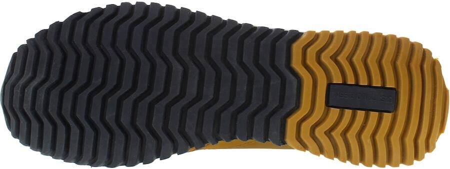 U.S. POLO ASSN. Sneakers laag 'JUSTIN001MDYN1' donkerblauw geel grijs - Foto 6