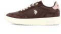 US POLO ASSN. Sneakers laag 'Kosmo' bruin wit - Bruin/Wit