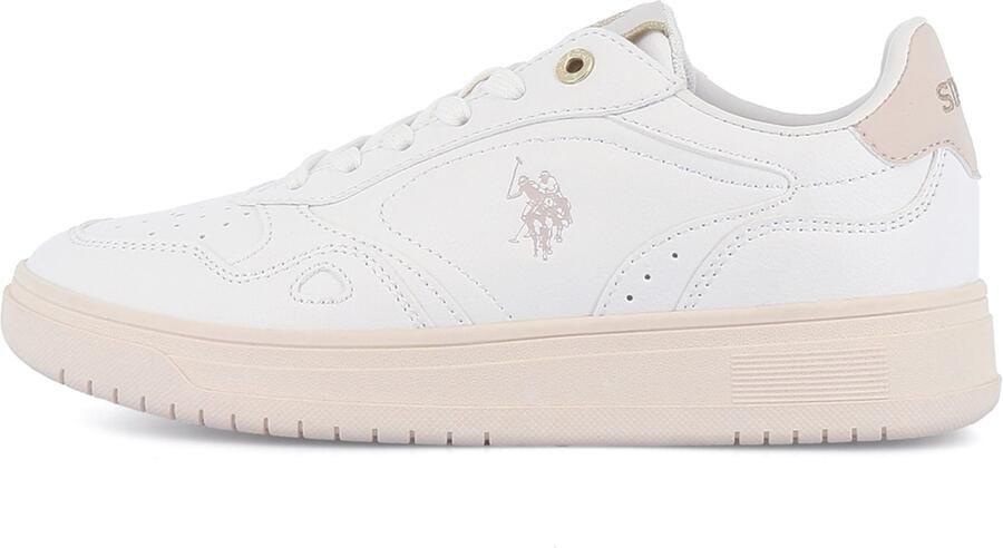 US POLO ASSN. Sneakers laag 'Kosmo' ecru wit