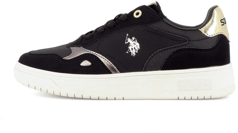 US POLO ASSN. Sneakers laag 'Kosmo' goud zwart