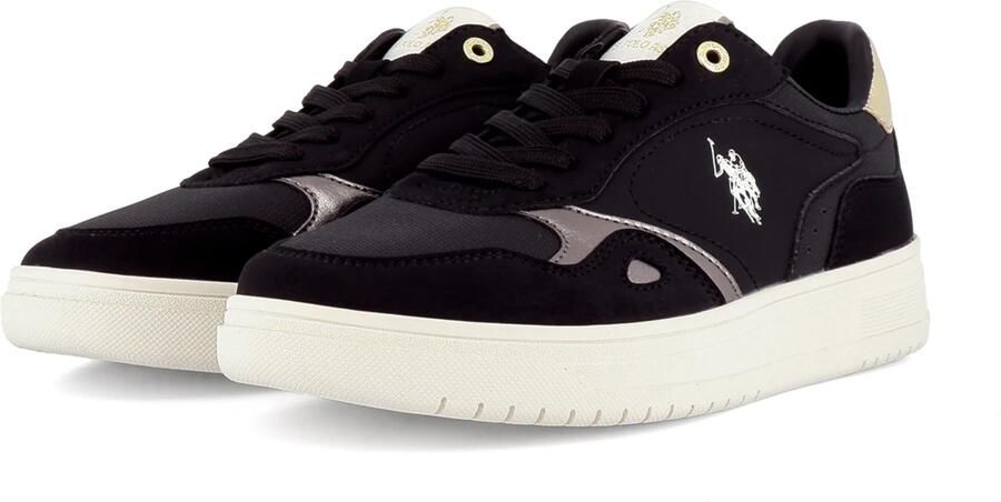 US POLO ASSN. Sneakers laag 'Kosmo' goud zwart - Foto 3