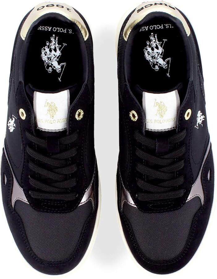 US POLO ASSN. Sneakers laag 'Kosmo' goud zwart - Foto 2