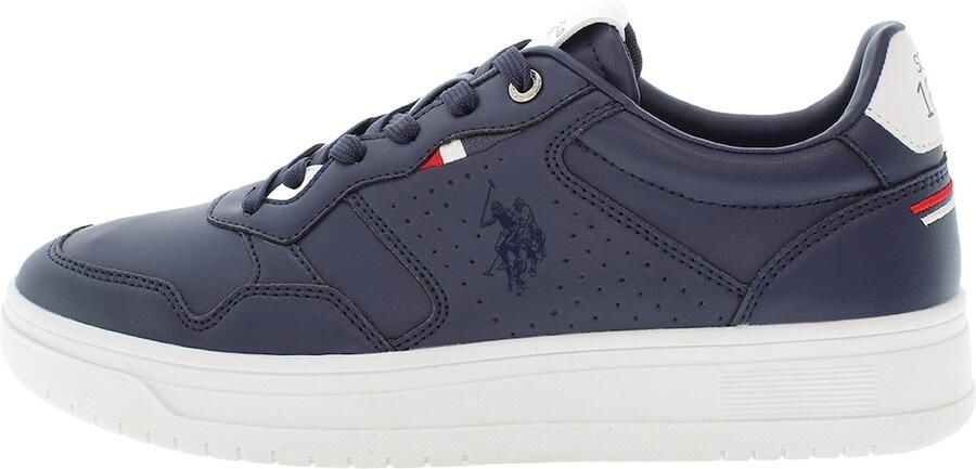 U.S. POLO ASSN. Sneakers laag 'Kosmo' marine donkerrood wit