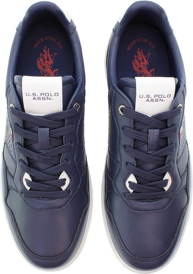 U.S. POLO ASSN. Sneakers laag 'Kosmo' marine donkerrood wit - Foto 2