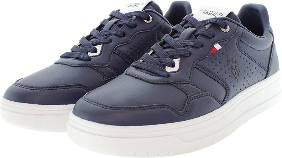 U.S. POLO ASSN. Sneakers laag 'Kosmo' marine donkerrood wit - Foto 3