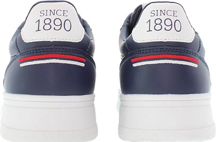 U.S. POLO ASSN. Sneakers laag 'Kosmo' marine donkerrood wit - Foto 4