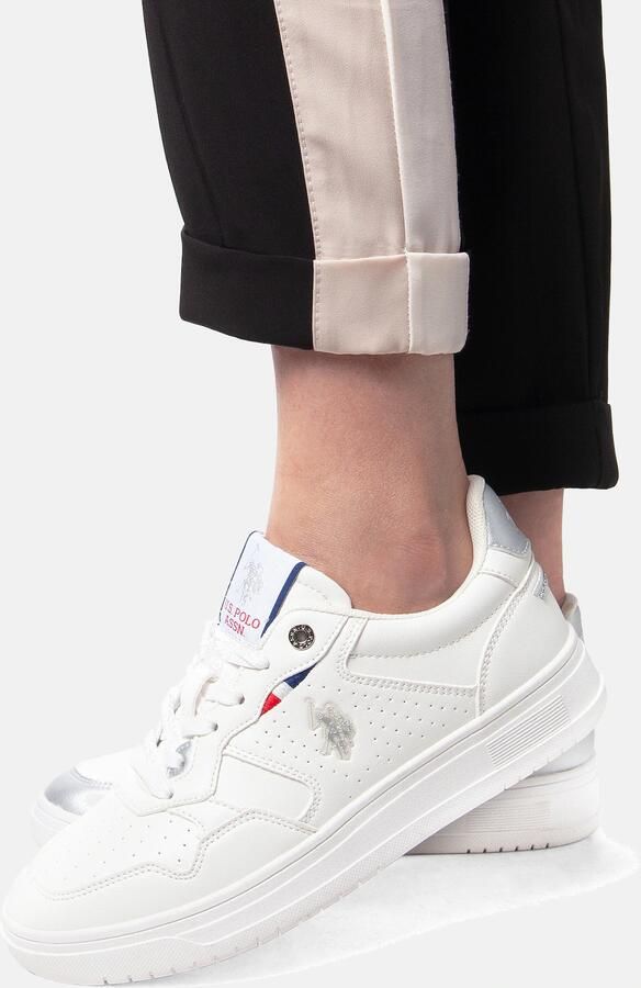 U.S. POLO ASSN. Sneakers laag 'KOSMO002W 5Y6' navy grijs rood wit - Foto 3