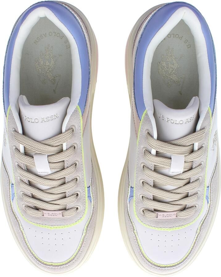 U.S. POLO ASSN. Sneakers laag lichtgrijs sering rosé - Foto 3
