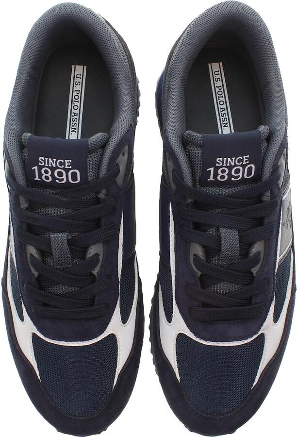 U.S. POLO ASSN. Sneakers laag marine grijs wit - Foto 3