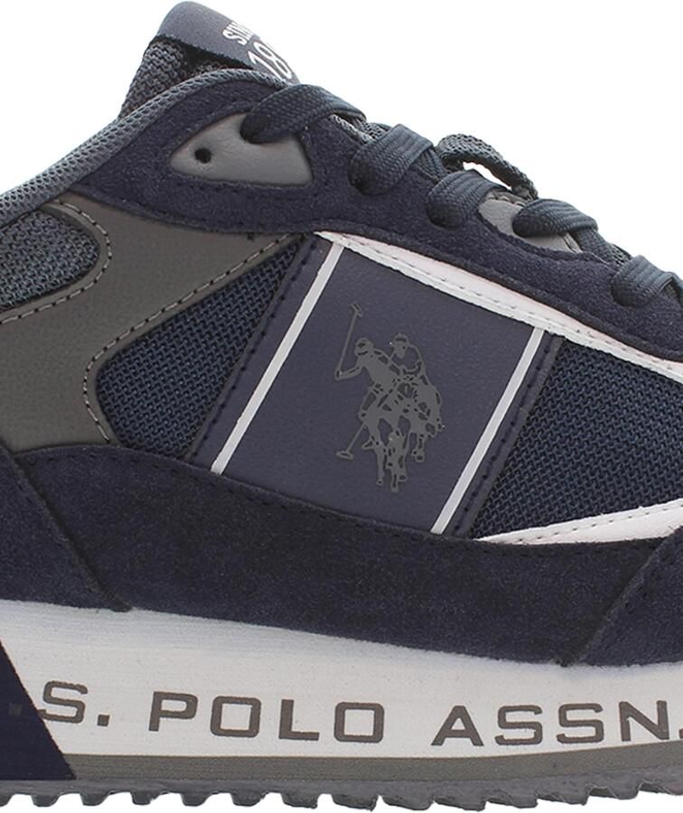 U.S. POLO ASSN. Sneakers laag marine grijs wit - Foto 2