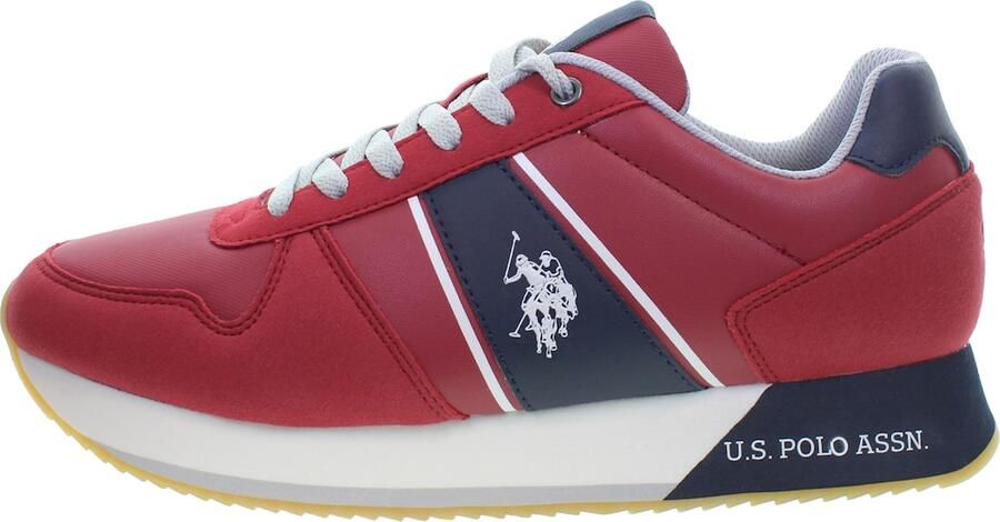 U.S. POLO ASSN. Sneakers laag marine rood wit