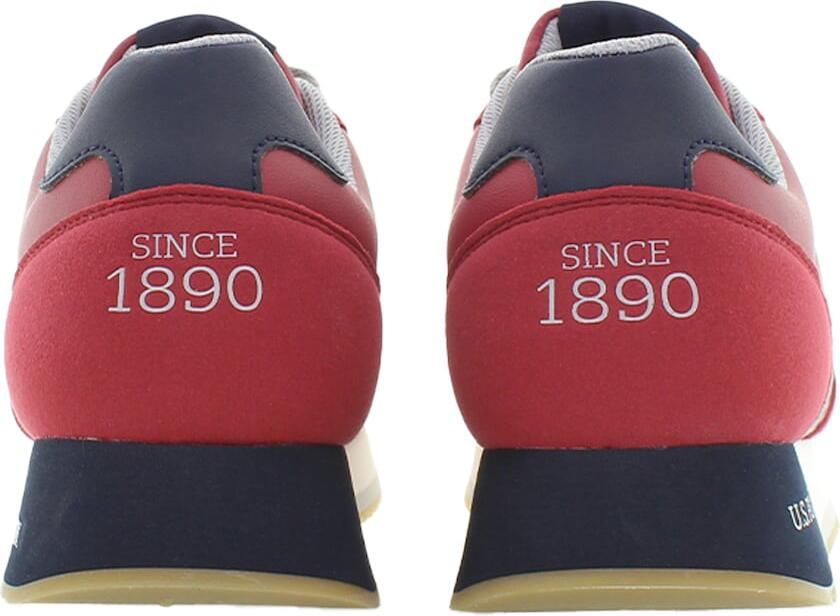U.S. POLO ASSN. Sneakers laag marine rood wit - Foto 5