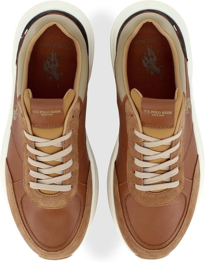 US POLO ASSN. Sneakers laag 'Parker' navy karamel kaki - Foto 2