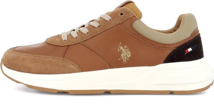 US POLO ASSN. Sneakers laag 'Parker' navy karamel kaki - Foto 4