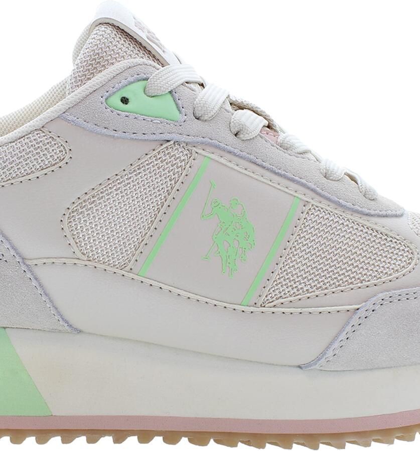 U.S. POLO ASSN. Sneakers laag 'Sacha' lichtgrijs mintgroen pastellila rosé - Foto 2