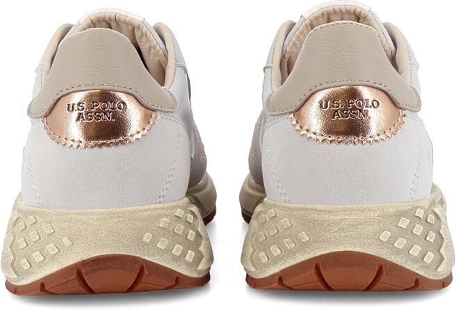 US POLO ASSN. Sneakers laag 'Seneka' beige goud pastelroze offwhite - Foto 6