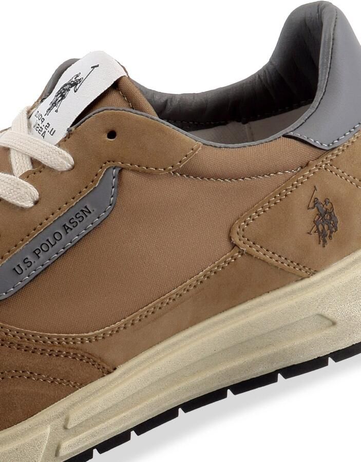 US POLO ASSN. Sneakers laag 'Seneka' camel grijs - Foto 2