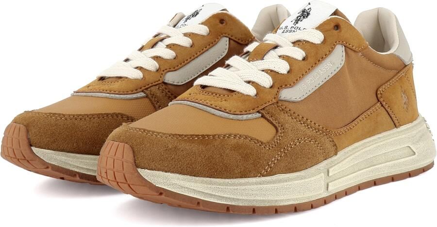 US POLO ASSN. Sneakers laag 'Seneka' camel lichtbeige - Foto 4