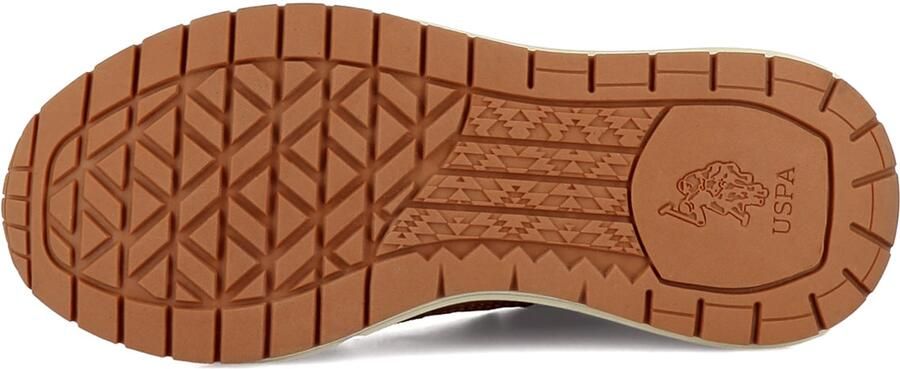 US POLO ASSN. Sneakers laag 'Seneka' camel lichtbeige - Foto 5
