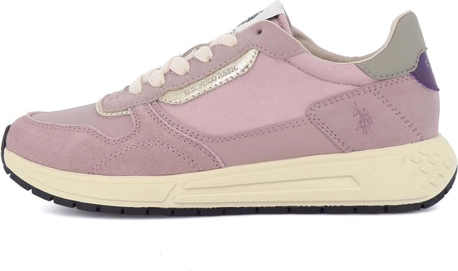 US POLO ASSN. Sneakers laag 'Seneka' goud braam oudroze
