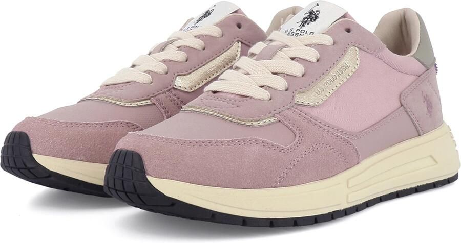 US POLO ASSN. Sneakers laag 'Seneka' goud braam oudroze - Foto 4