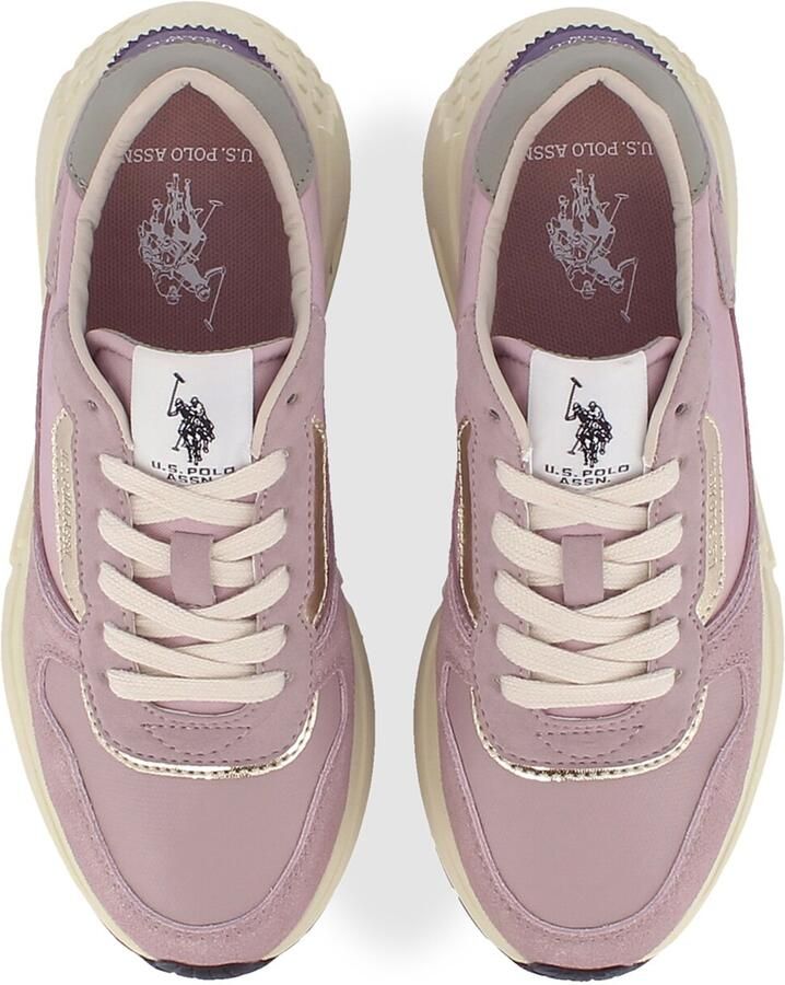 US POLO ASSN. Sneakers laag 'Seneka' goud braam oudroze - Foto 2
