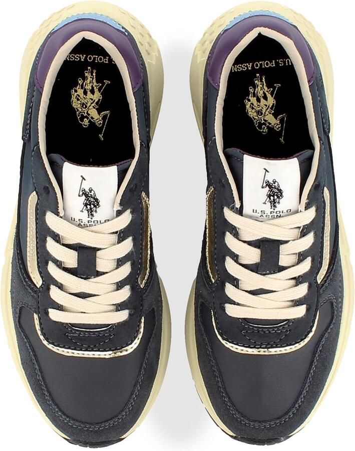 US POLO ASSN. Sneakers laag 'Seneka' ivoor navy violetblauw - Foto 2