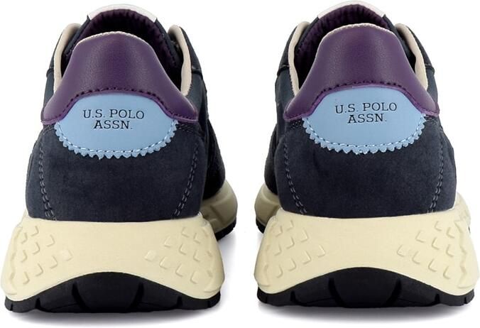 US POLO ASSN. Sneakers laag 'Seneka' ivoor navy violetblauw - Foto 5