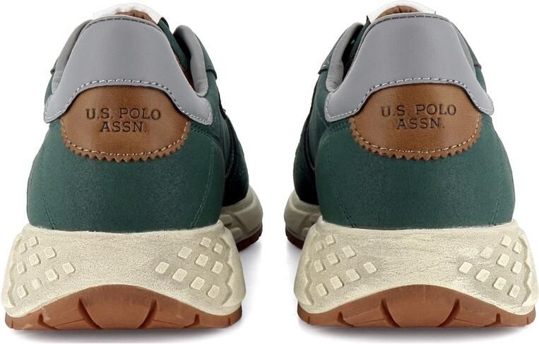 US POLO ASSN. Sneakers laag 'Seneka' karamel grijs petrol - Foto 5