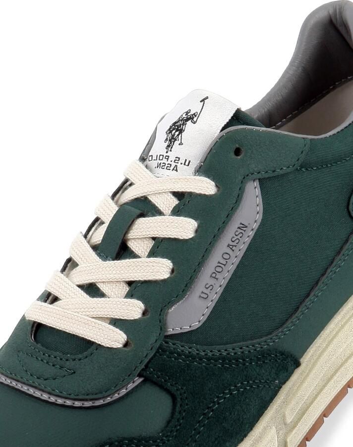 US POLO ASSN. Sneakers laag 'Seneka' karamel grijs petrol - Foto 2