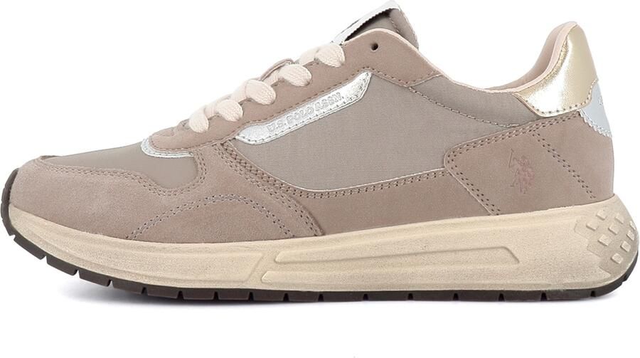 US POLO ASSN. Sneakers laag 'Seneka' taupe