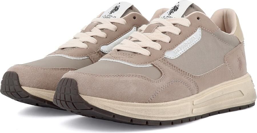 US POLO ASSN. Sneakers laag 'Seneka' taupe - Foto 5