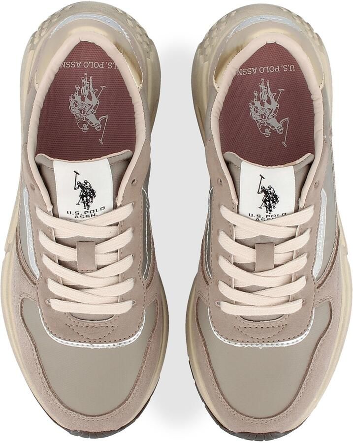 US POLO ASSN. Sneakers laag 'Seneka' taupe - Foto 3