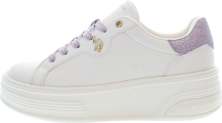 U.S. POLO ASSN. Sneakers laag sering wit
