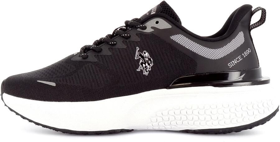 US POLO ASSN. Sneakers laag 'Spritz' zwart wit
