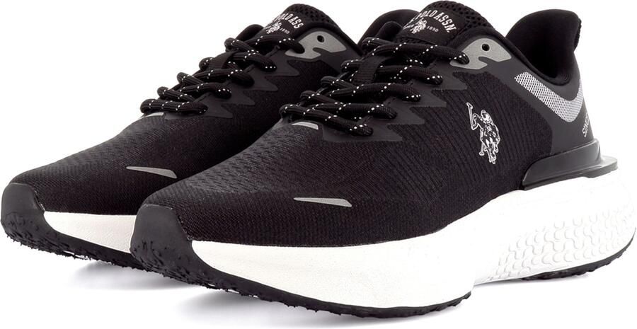 US POLO ASSN. Sneakers laag 'Spritz' zwart wit - Foto 4