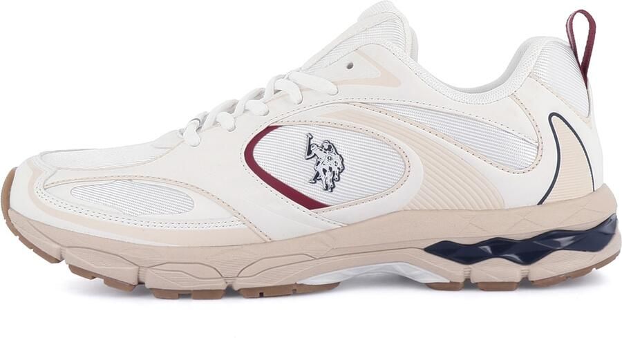 US POLO ASSN. Sneakers laag 'Swift' beige navy offwhite