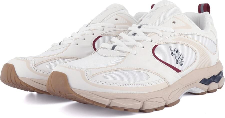 US POLO ASSN. Sneakers laag 'Swift' beige navy offwhite - Foto 4
