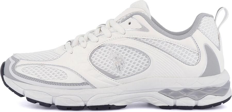 US POLO ASSN. Sneakers laag 'Swift' grijs wit