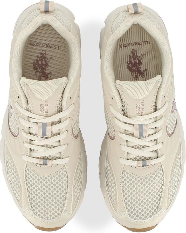 US POLO ASSN. Sneakers laag 'Swift' lichtbeige mauve wit - Foto 2
