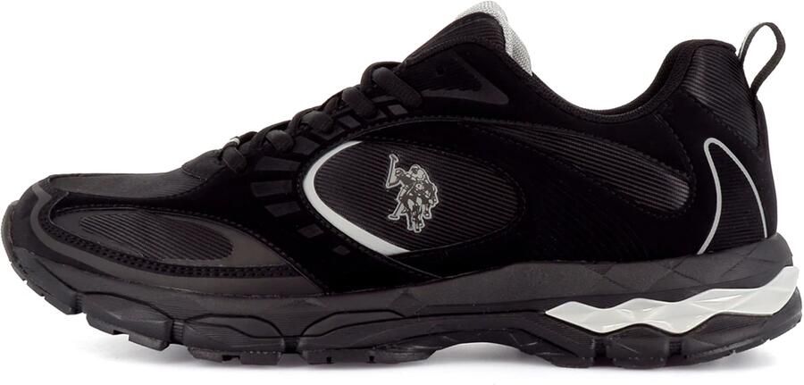 US POLO ASSN. Sneakers laag 'Swift' zwart wit