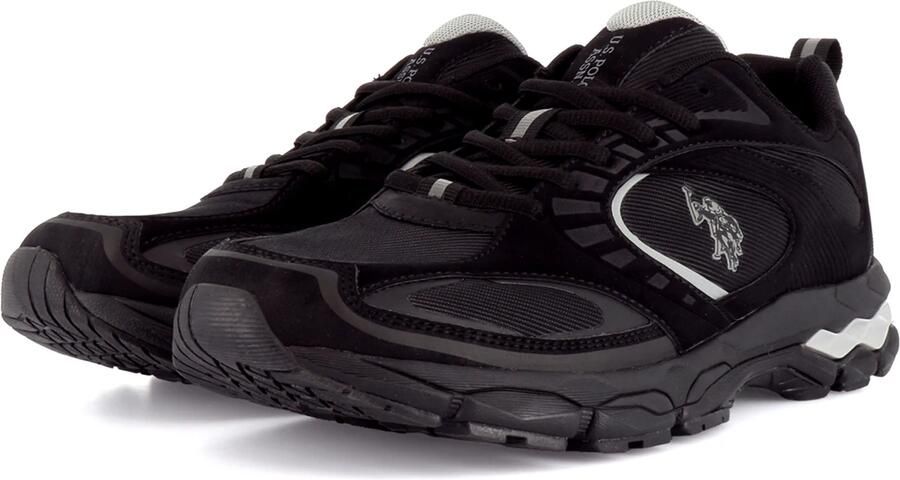 US POLO ASSN. Sneakers laag 'Swift' zwart wit - Foto 4